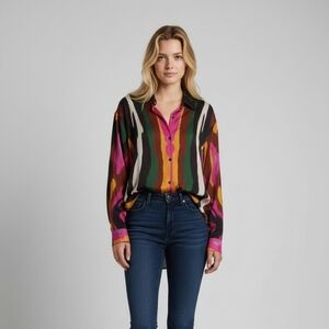 Multicolor Striped Blouse